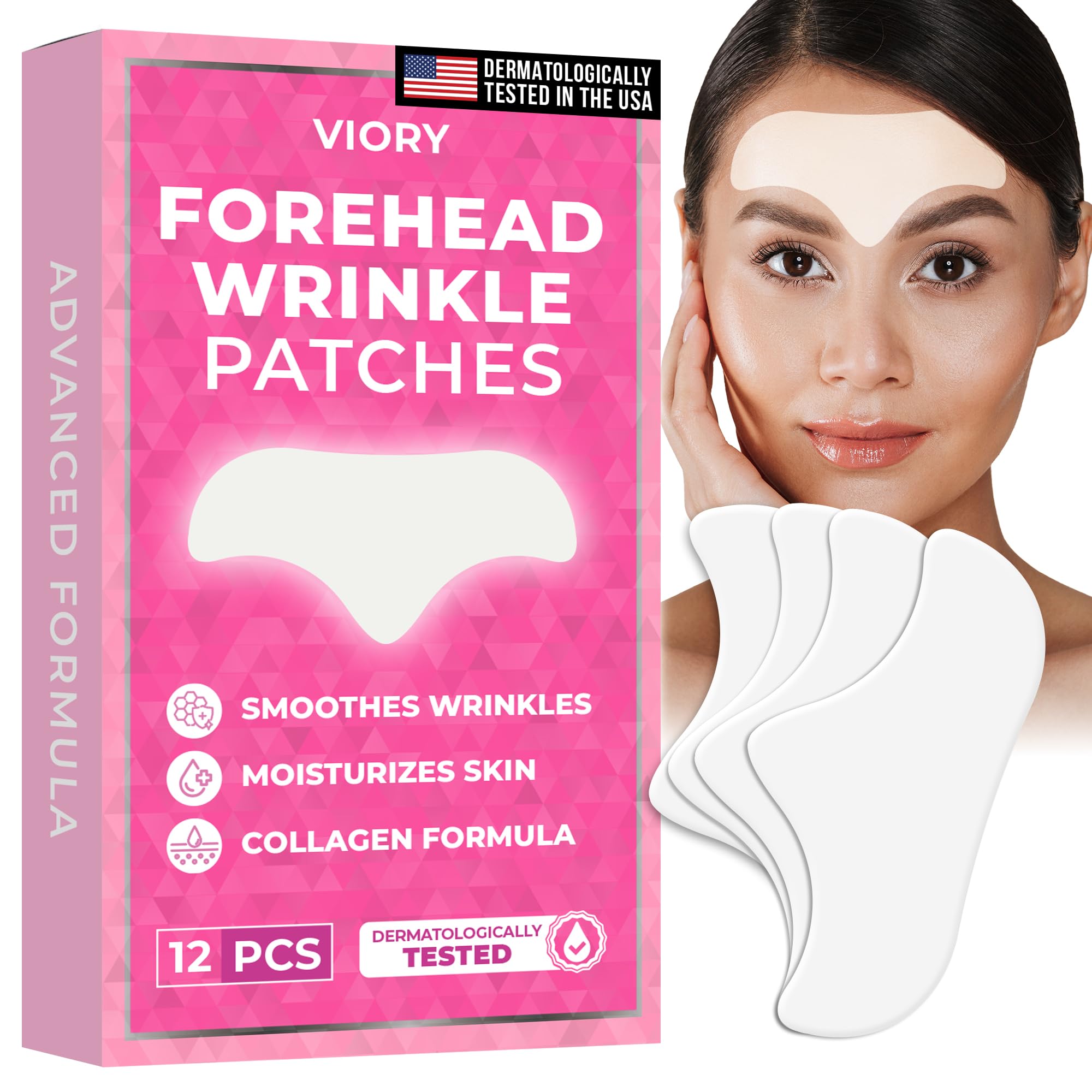 Amazon.com : VIORY Forehead Wrinkle Patches Smoothing Overnight
